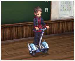 エミル・クロニクル・オンライン(ECO)足に羽が生えたように移動出来る騎乗ペット「通学用電動自動二輪」