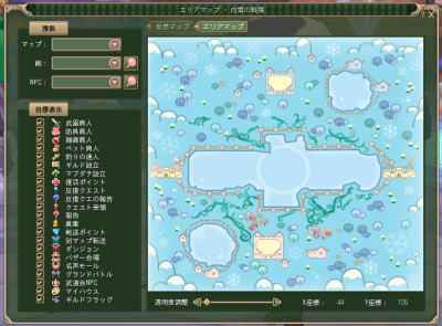 晴空物語、白雪の戦場マップ