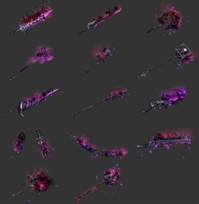 パンドラサーガ、「狂武器シリーズ」全14種画像