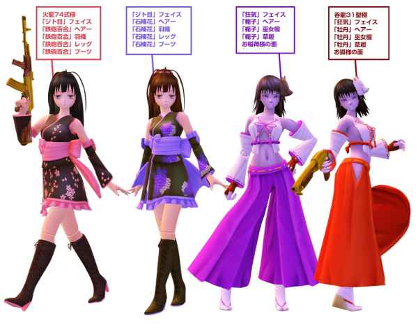 トイ・ウォーズ、トイくじ第24弾「放浪銃器少女」スクリーンショット①