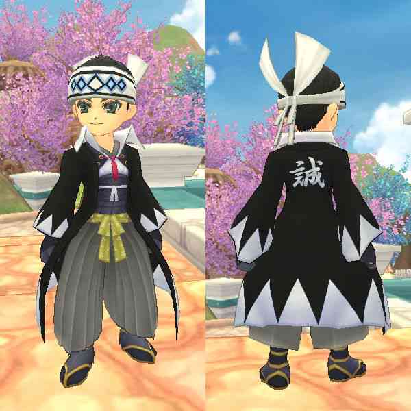 SP新撰組男隊服・黒