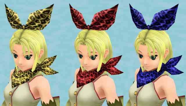 マスターオブエピック 「豹柄ヘアリボン」、「豹柄ライドオンスカーフ」