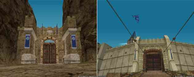 「軍事施設外観」