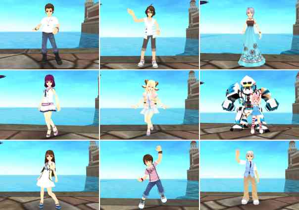 タルタロス 夏の普段着シリーズ(防具)