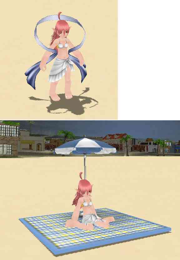 マスターオブエピック 「羽衣」、「プライベート ビーチ」