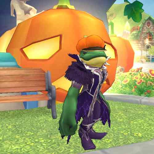 「カボチャ帽・橙」