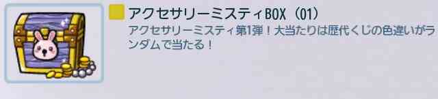 アクセサリーミスティBOX