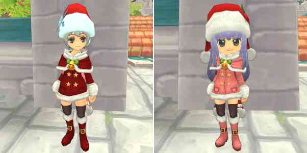 「女サンタ服カプセル」から入手出来るアイテム