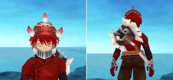 「侵略者の兜」&「略奪者のマスク」&「侵略者の武器」