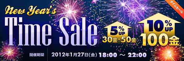 「new year’s Time Sale」バナー