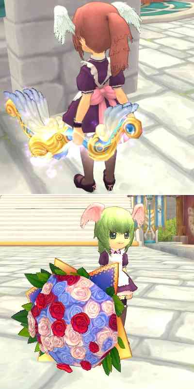 ファインディング・ネバーランド・オンライン、キューピッドの弓&天使の羽飾り