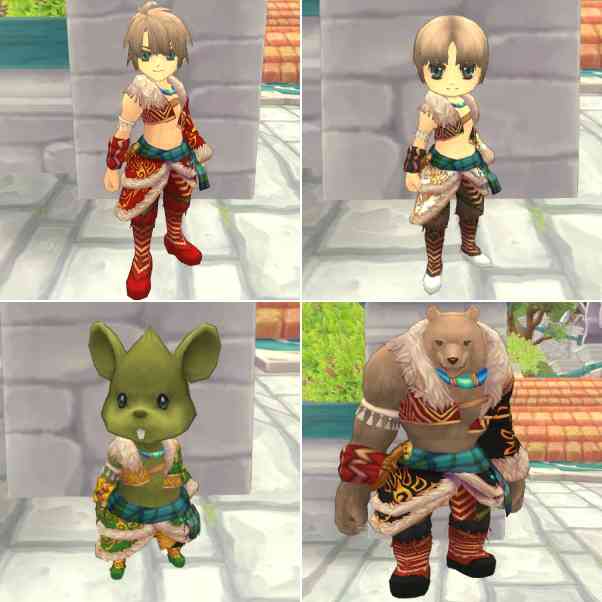 ファインディング・ネバーランド・オンライン、蒙古服