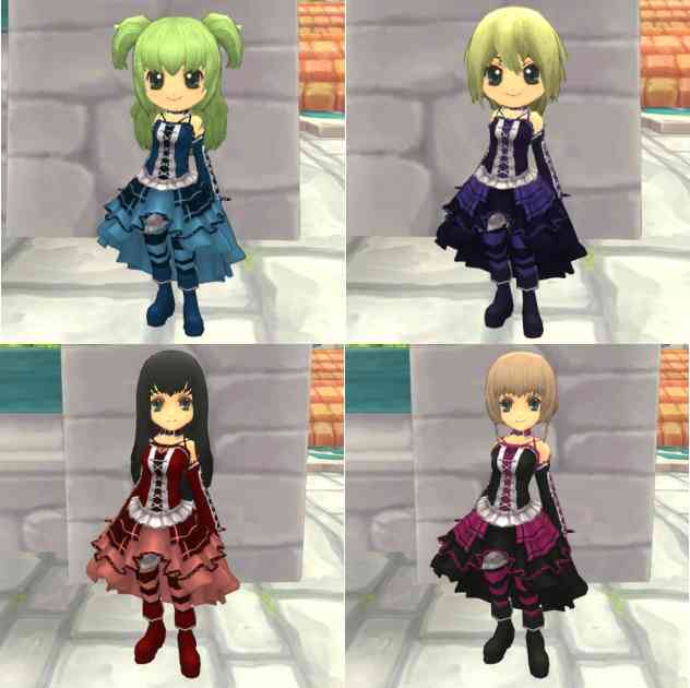 ファインディングネバーランドオンライン、ゴスロリ