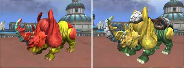 セブンコア、ライノス(ノーマル)&ライノス(エリート)画像