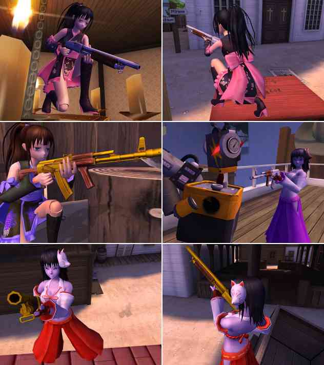 トイくじ第24弾「放浪銃器少女」スクリーンショット②