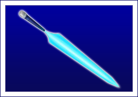 トイ・ウォーズコラボレーションくじ「フィギュア☆スターvol.19『AKB0048』」注目武器『マイクサーベル』ビジュアル