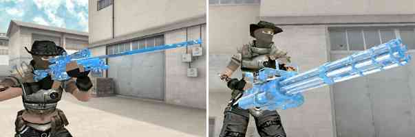 クロスファイア、武器AWM Blue Crystal / Gatling gun Blue Crystal画像