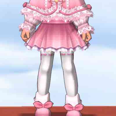 ゲーム内アイテム『ピンクのボックススカート♀』画像