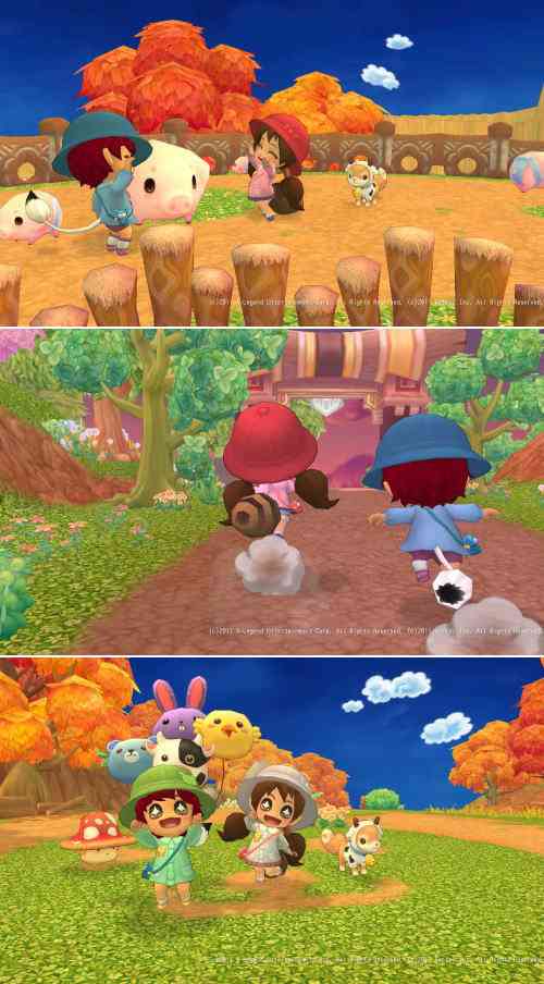 晴空物語、幼稚園服画像