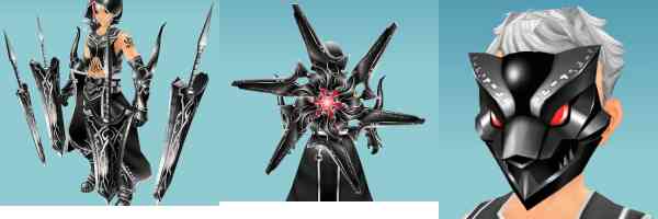 「シュヴェルツェ フューラー シルト デーゲン」、「シュヴェルツェ フューラー シュピッツ」、「シュヴェルツェ フューラー マスク」画像