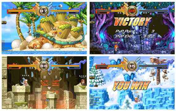 ワンダーキング2、PVPステージ一覧画像