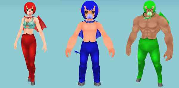 『Master of Epic』のキャラクターが「アザゼルなりきり装備セット(染色可能バージョン)」を装備したスクリーンショット