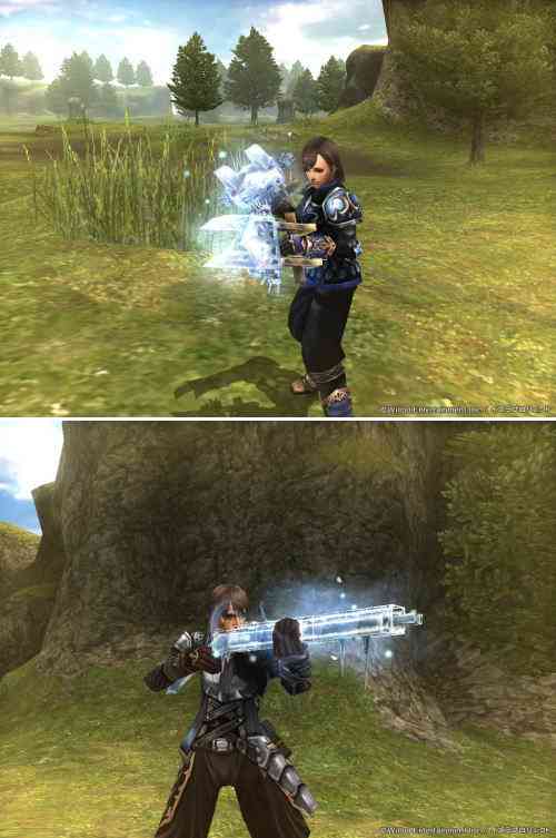 パンドラサーガ、「凍拳フロストバイト」、「凍銃アブソリュートゼロ」画像