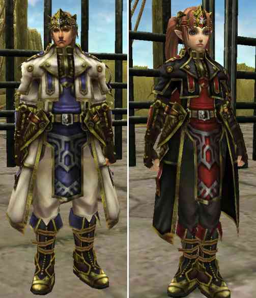 パンドラサーガ、「神聖のマグニ装備セット」、「荒神のマグニ装備セット」画像