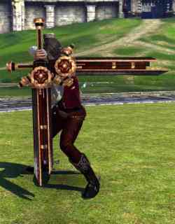 TERA(テラ)、スチームオルダンの服&スチームオルダンの双剣画像