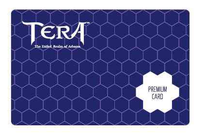『TERA PREMIUM CARD』表画像