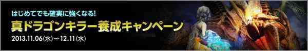 ドラゴンネスト、「真ドラゴンキラー養成キャンペーン」バナー