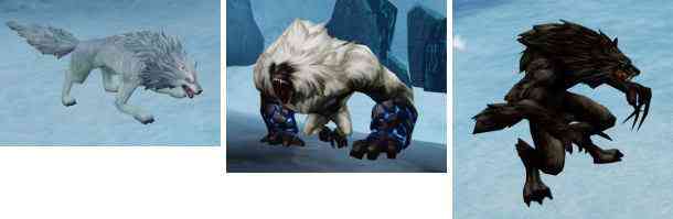 KRITIKA(クリティカ)、【ホワイトウルフ】【ビックハンドの戦士】【ウルフマン】画像