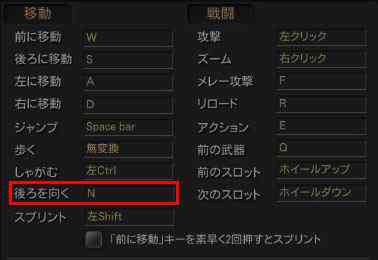 スペシャルフォース2、「後ろを向く」機能画像