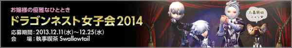 ドラゴンネスト女子会2014バナー