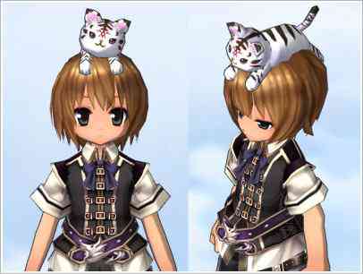 ECOゲーム内アイテム『ねこ日和(ホワイトタイガー)』