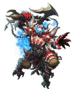 カオスヒーローズオンライン新ヒーロー“呪縛の首無し騎士「デュラハン」”スクリーンショット画像①