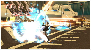 アクションMORPG『CLOSERS（クローザーズ）』キャラクター ハルト=カグラギ　STRIKER（近距離爆発型クローザー）スクリーンショット②