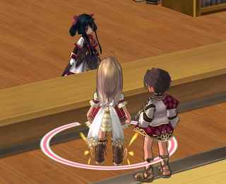 エミルクロニクルオンライン、アップタウンのNPC「悩める冒険者ブラム」画像