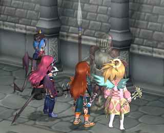 エミルクロニクルオンライン、B41階の「下級戦士」に話しかけてクエストを受けよう！報酬の「ミッションチケット」を集めて「ミッション」に挑戦！ミッションボスを倒そう！