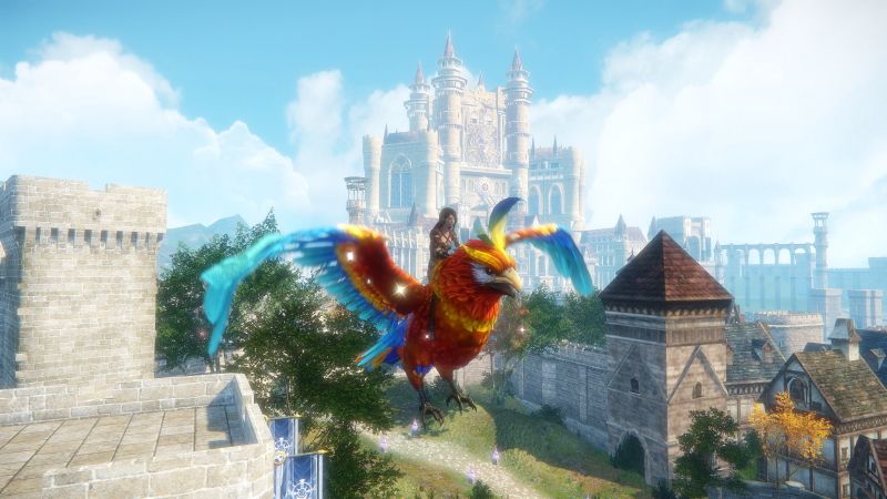 イカロス オンライン：4K画面を飛び回るCBT特典フェロー「極彩のアベンヌ」写真とCBTレポート第二弾として