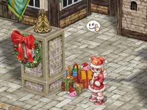 ラグナロクオンライン クリスマスボックスから「豪華なクリスマスボックス」をゲットすれば「かわいいサンタ帽[0]」や新装備「聖なるサンタのひげ[0]」入手のチャンス！