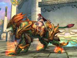 ソードオブリベリオン、騎乗「剛天雄獅」