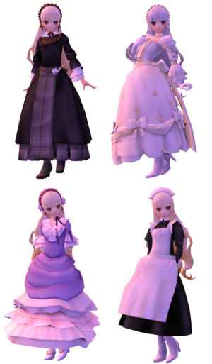 トイ・ウォーズ、ヴィクトリカ「普段着」「ドレス」「夏服」「ウェイトレス服」