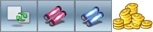 �u�X���b�g�ύX�v�u���b�h�l�I���v�u�u���[�l�I���v�u10,000�g�[�N�v