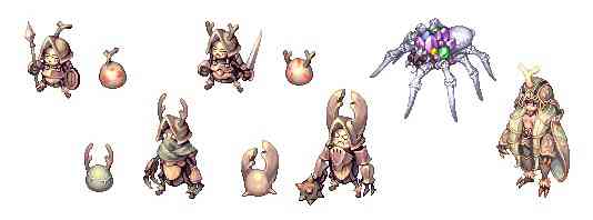 「スカラバ」をはじめとする10種類の新モンスター