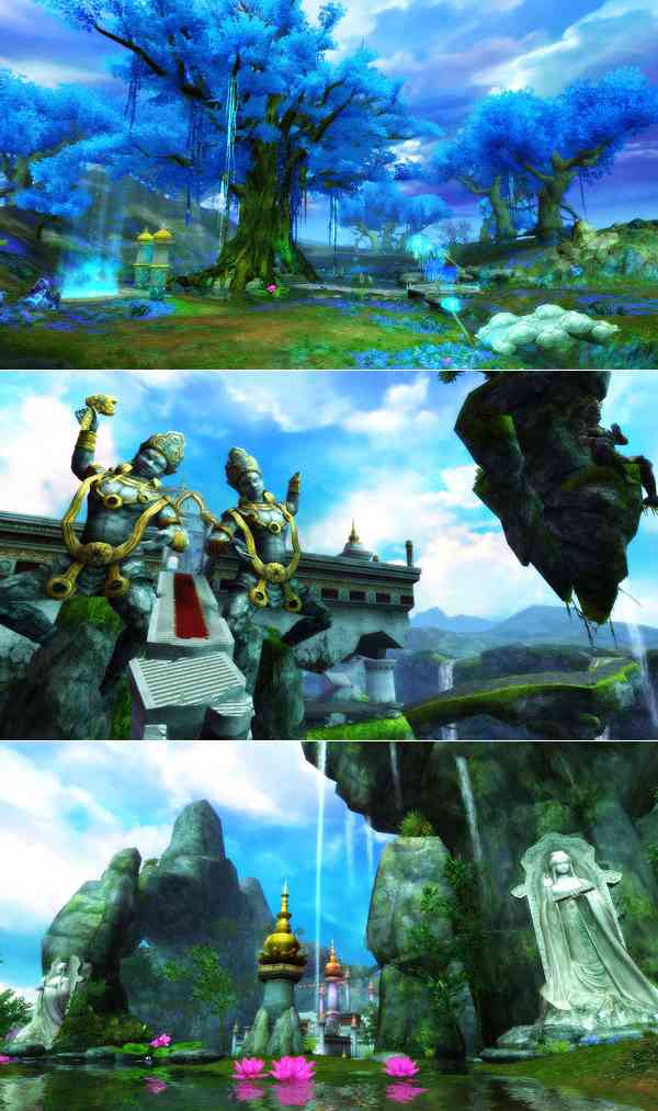 神秘に満ちた新フィールド「天界」