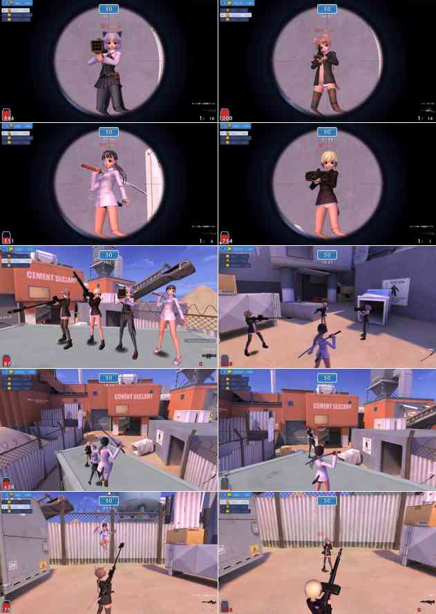 「ストライクウィッチーズ」ゲーム内画像