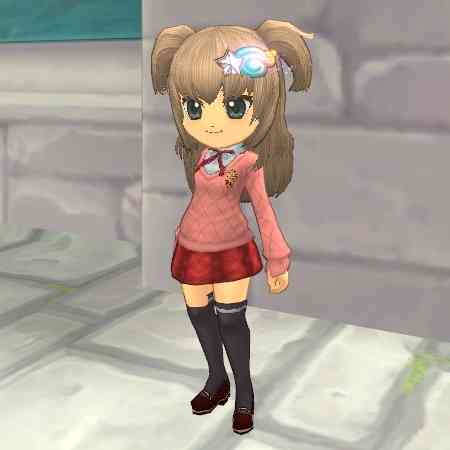 女セーター制服・桃