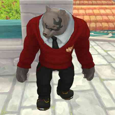 男セーター制服・赤