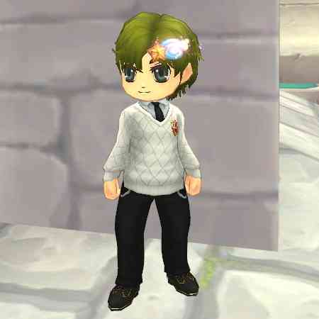 男セーター制服・白